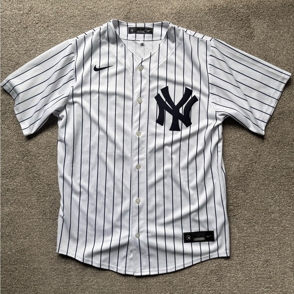 Mens Nike New York Yankees MLB Baseball Jersey Medium - Picture 2 of 12